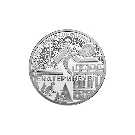 Commemorative medal "Ekaterinburg", silver