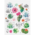 Paper stickers "Succulents"