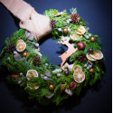 The christmas wreath "Forest deer"