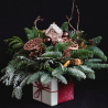 The Christmas composition "Bronze Forest"