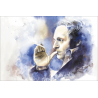 And white cigarettes smoke… Joseph Brodsky