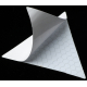 Светоотражающая наклейка, треугольник 5x5 см, белый