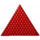 Светоотражающая наклейка, треугольник 5x5 см, красный