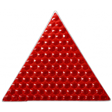 Reflective sticker, triangle 5x5 cm, red