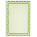 Бумага для сертификатов Decadry "Зеленая волна" (А4, 25 листов)