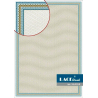 Certificate paper with blue frame, A4, 25 pcs/pack