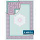 Certificate paper raspberry-green with a star, A4, 25 pcs /pack