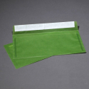 Envelope transparent dark green from tracing paper E65