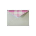 Envelope with checkered valve C6, "Cream"