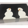 Kontseptual'nyye Snegoviki na glubokom chernom 43/5000 Conceptual Snowmen on Deep Black