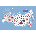 Добро пожаловать в Россию (мини-открытка)