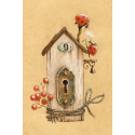 Милый дом (мини-открытка)