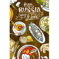 Русская кухня (мини-открытка)