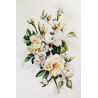 White wild roses.