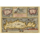 Decorative example of Ortelius' maps of Corsica, Sardinia, Crete and the Ionian Sea, Map Maker: Abraham Ortelius, 1609.