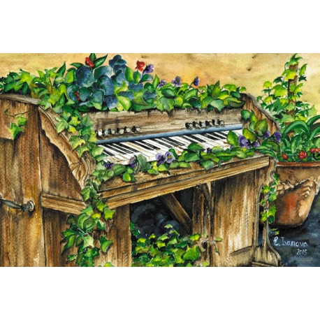 Цветущее пианино