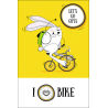 The hare cyclist