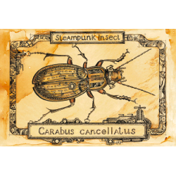 Steampunk insect. Bug